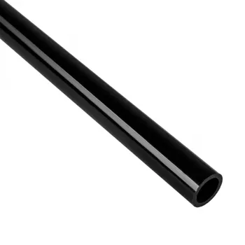 BitsPower Crystal Link Tube 16/14mm – tubo rigido in PETG per liquido di raffreddamento, 1000 mm, nero