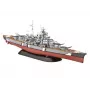 Kit di montaggio modello nave da guerra Revell Bismarck 1:700
