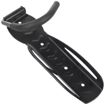 Portabici da parete MACLEAN MC-432, supporto verticale per bici, larghezza regolabile, carico max. 30 kg, nero