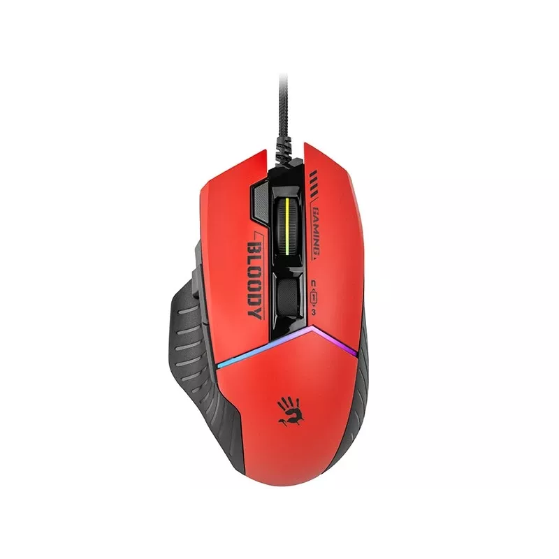 Mouse gaming A4Tech Bloody W95Max – per destrorsi, con cavo USB, 12000 DPI, 1 ms, 250 ips, 50 mln di clic, 146 g