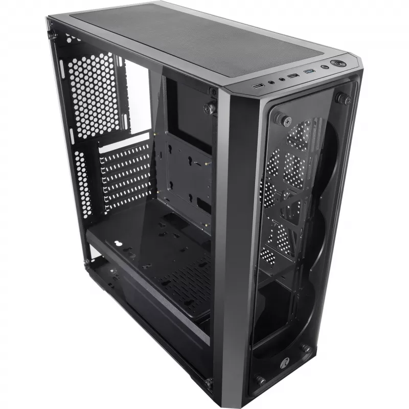RAIJINTEK PONOS TG4 - Desktop - PC - SPCC - nero - ATX - EATX - EEB - micro ATX - Mini-ATX - Gaming