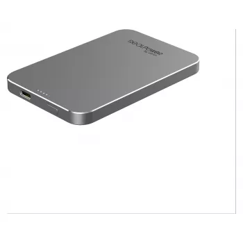 Powerbank RealPower PB-5000 MAG grigio 5.000 mAh