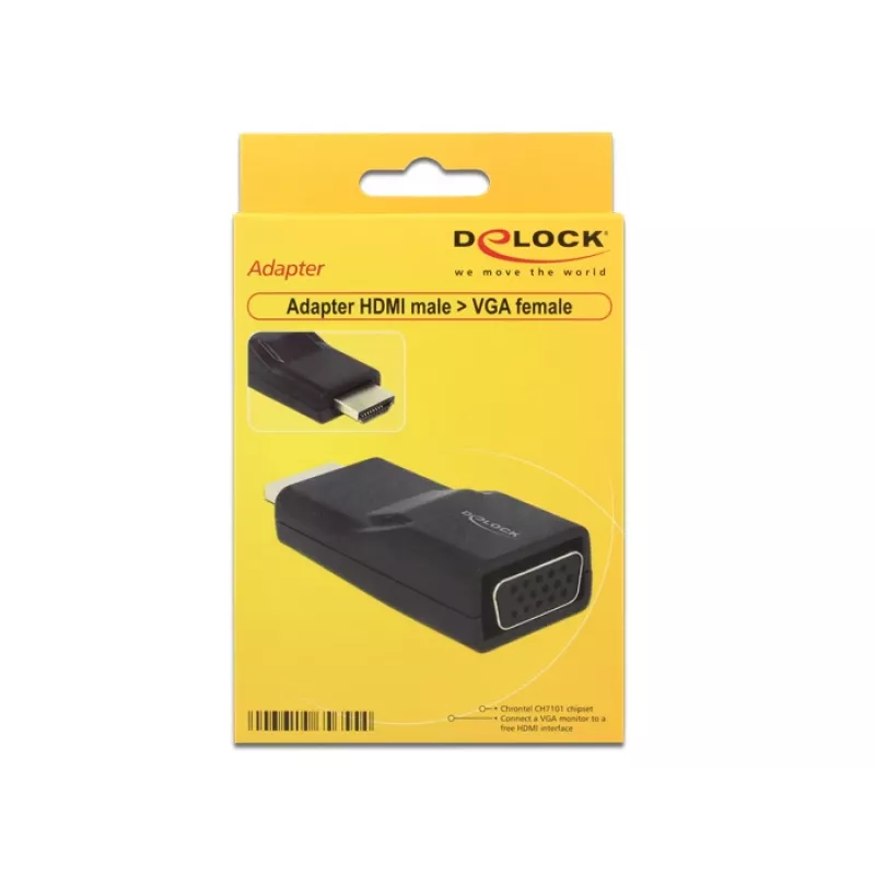 Adattatore HDMI/VGA DeLOCK 65655