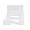 Set scrivania KUBA + elemento di estensione, bianco