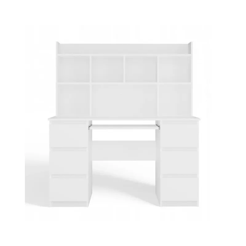 Set scrivania KUBA + elemento di estensione, bianco