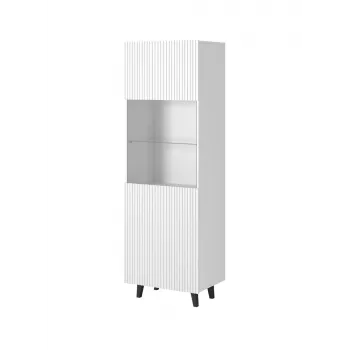Armadio contenitore cama meble PAFOS 60×40×182 cm bianco opaco a pavimento