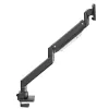 Maclean MC-968 supporto doppio braccio per monitor con molla a gas 17-57 27 kg portata elevata stabile completamente orientabile supporto max VESA 200x200