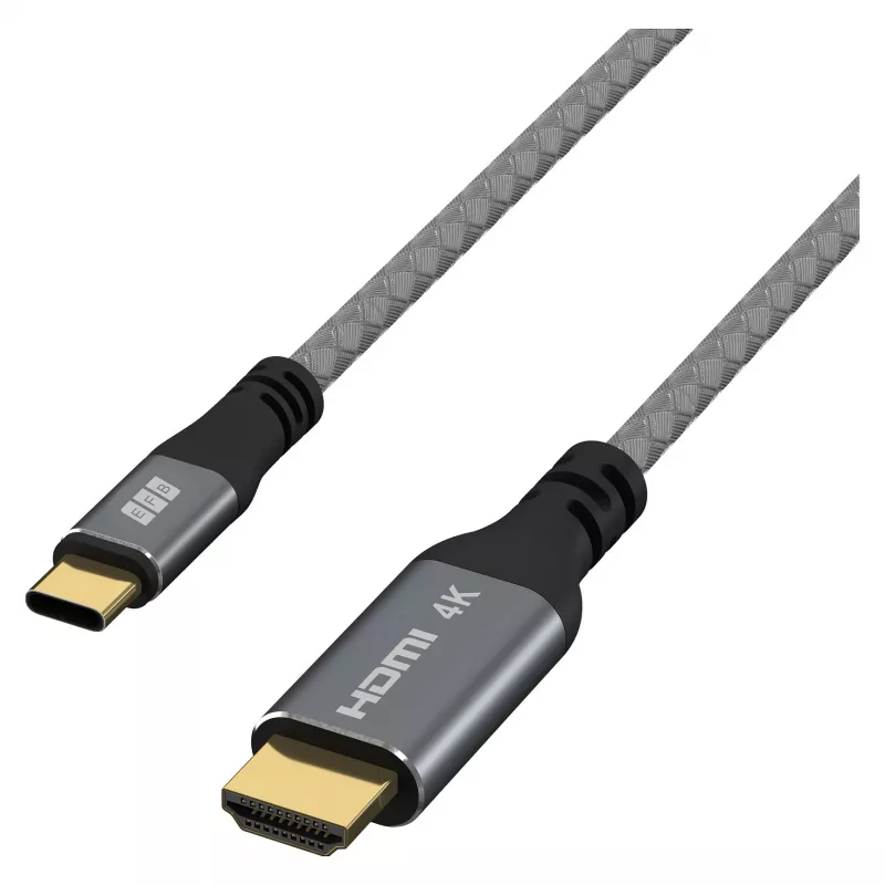 EFB Elektronik Cavo USB-C a HDMI 4K30Hz grigio - Cavo - Digitale/Dati (USB-HDMI-00001)