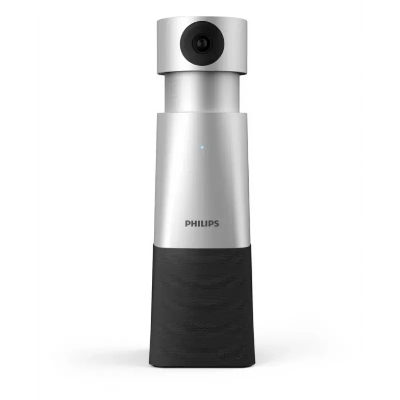 Philips PSE0550 SmartMeeting videocamera per videoconferenza 4K portatile con microfono integrato, 30 fps, USB, nero/argento