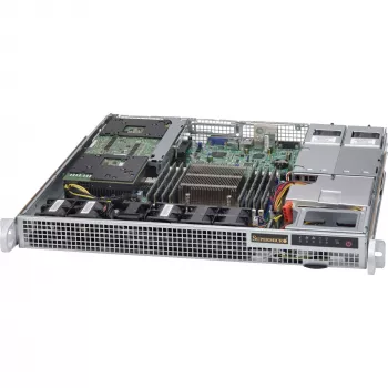 Super Micro Supermicro SC514 R407W - Rack - montaggio su rack - 1U - SATA/SAS - non hot-swap 400 Watt (CSE-514-R407W)