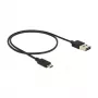 Cavo USB DeLOCK 83845 USB 2.0 0,5 m USB A Micro-USB B nero