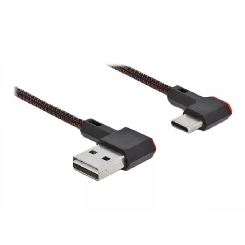 Cavo USB DeLOCK EASY-USB 2.0 Type-A maschio a Type-C maschio 0,5 m nero