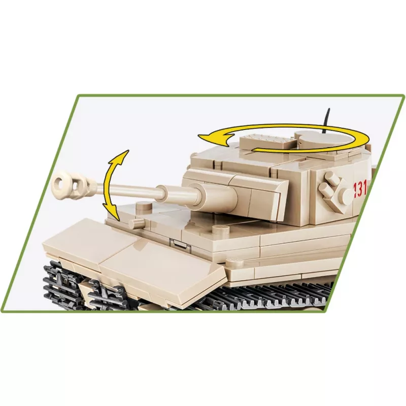 Cobi scala 1:48 PzKpfw VI Tiger 131 kit di montaggio