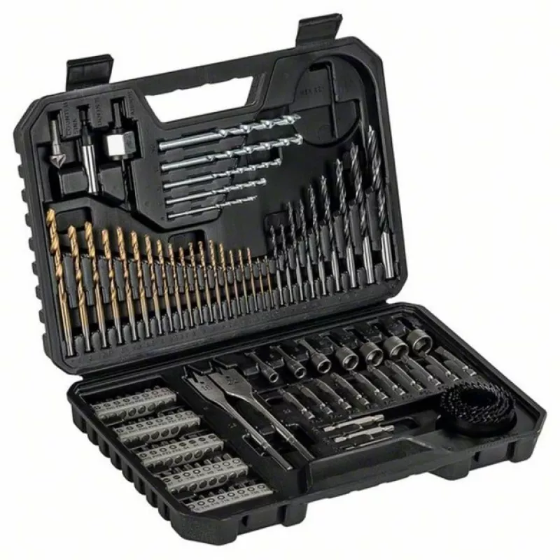 Set di accessori Bosch V-Line 103 pz. — set di accessori per trapano e avvitatore Bosch da 103 pezzi