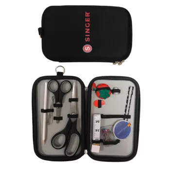 Set da cucito SINGER 13640 principianti — set di accessori da cucito da 64 pezzi con fili, aghi, spilli, metro da sarta