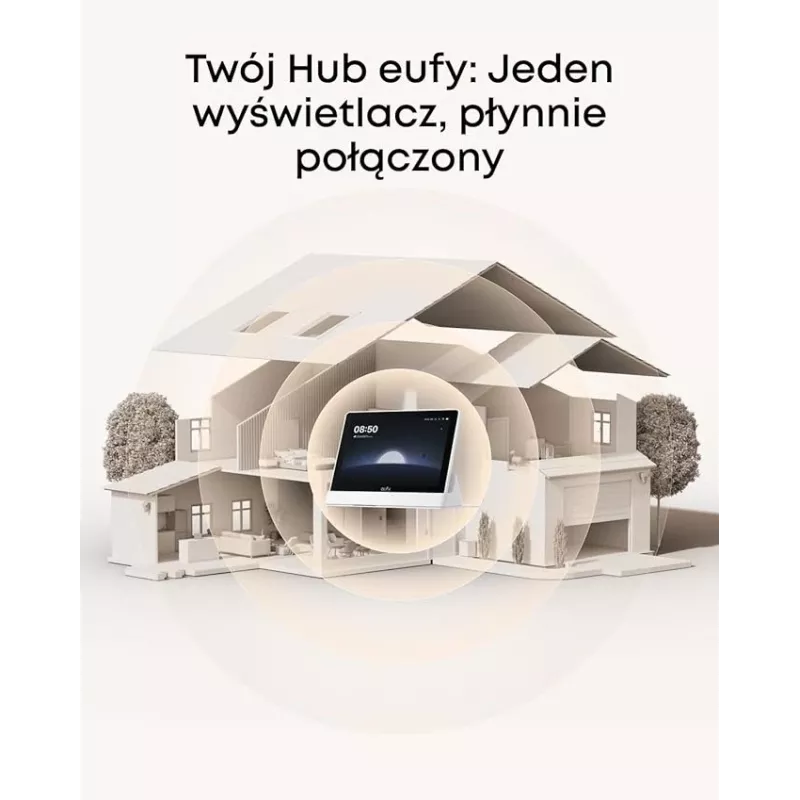 Assistente per la sicurezza domestica Anker Eufy T87A03W1 dispositivo smart nero/bianco