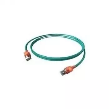 Easylan CS1OAADAD0030 cavo di rete RJ45, cavo patch CAT 6a S/FTP 3 m grigio con LED 1 pz.