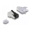 Connettore modulare RJ45 DeLOCK Cat.6 50 pz. set con leva di sblocco robusta
