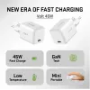 Caricabatterie USB-C YENKEE G45 VOLT 45W Power Delivery 3.0, uscita 3A