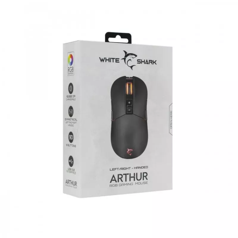Mouse White Shark ARTHUR USB Type-A
