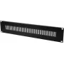 Pannello frontale Omnitronic ZL-19 sw 2HE — pannello frontale rack, nero, 2HE (modello 30100628)