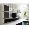 Armadietto Cama Square VIGO 50/50/30 bianco/nero lucido