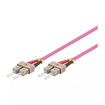 Cavo patch fibra ottica Duplex OM4 (Multimode, 50/125) SC/SC, LSZH, polarità reversibile, 3 m, Good Connections®