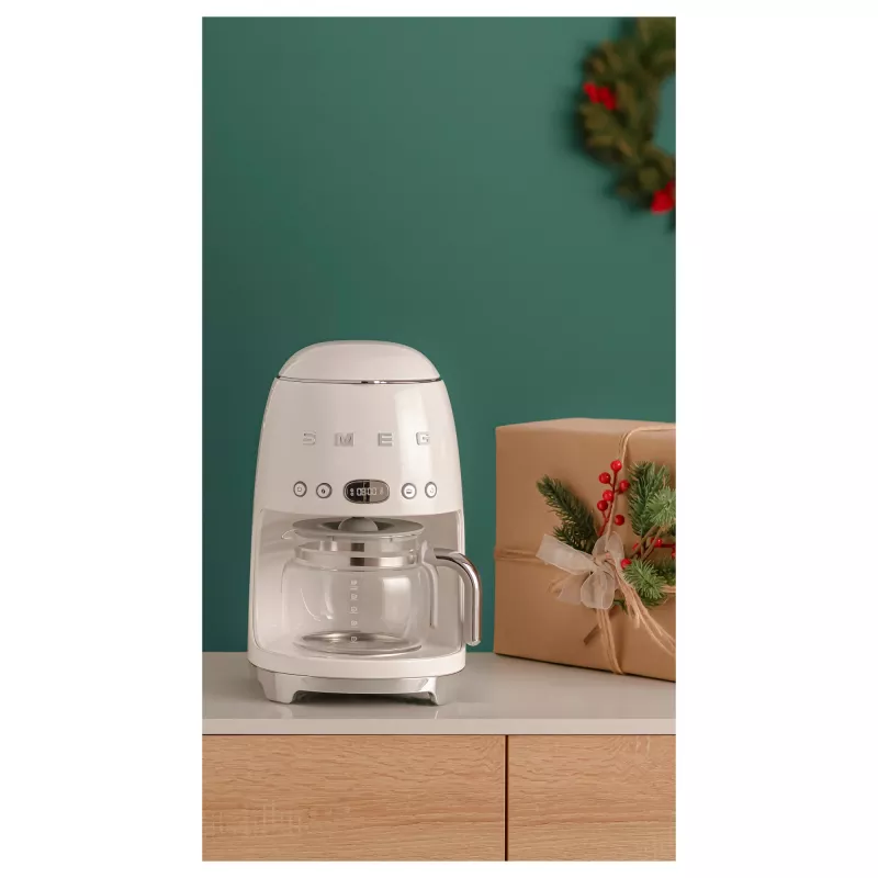 Smeg 50's Style DCF02CREU macchina per caffè 1,25 litri crema