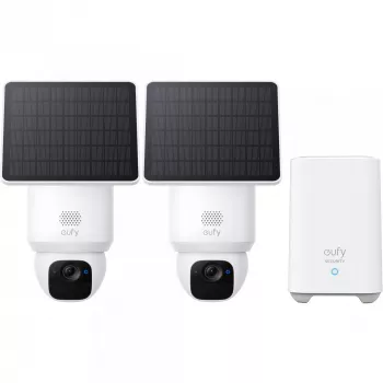 Eufy SoloCam E30 (2-Pack) + Homebase 2 telecamera di videosorveglianza IP a cupola per esterni 2048 x 1080 pixel a parete