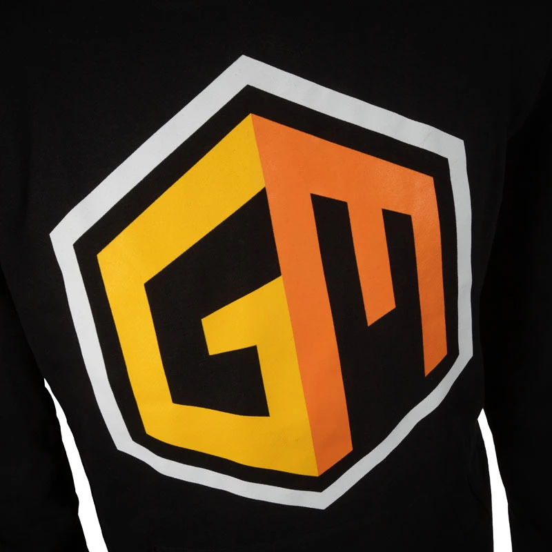 Felpa con cappuccio Global Masters GM Logo - nero (XL)