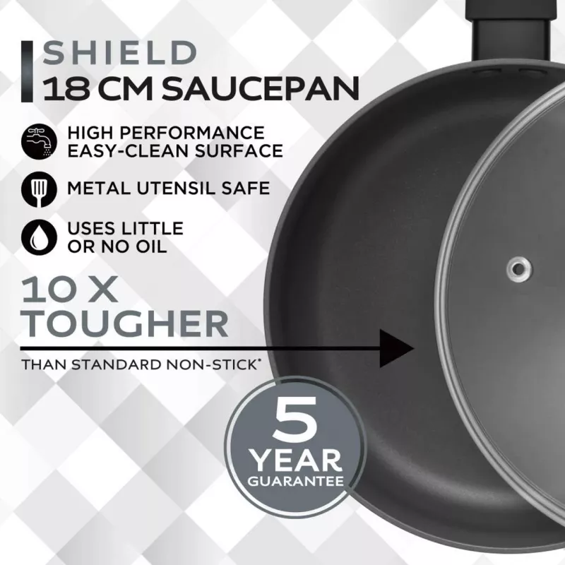 Russell Hobbs RH028401EU7 Shield casseruola, 18 cm