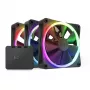 NZXT F120 RGB 120mm ARGB ventola per case confezione da tre - nero