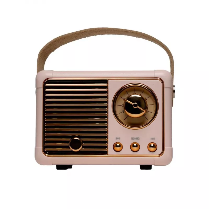 Altoparlante BT retrò Denver BTP-203RO rosa