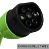 Caricabatterie per auto elettrica QOLTEC 22 kW 400 V WiFi (TUYA) con cavo da 7 m