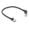 Cavo di rete DeLOCK RJ45 Cat.6A 0,25 m nero