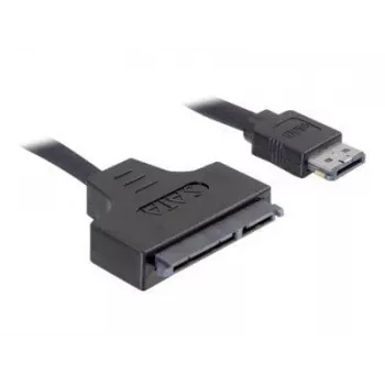 Cavo SATA DeLOCK ESATAP-100 0,5m nero