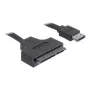 Cavo SATA DeLOCK ESATAP-100 0,5m nero