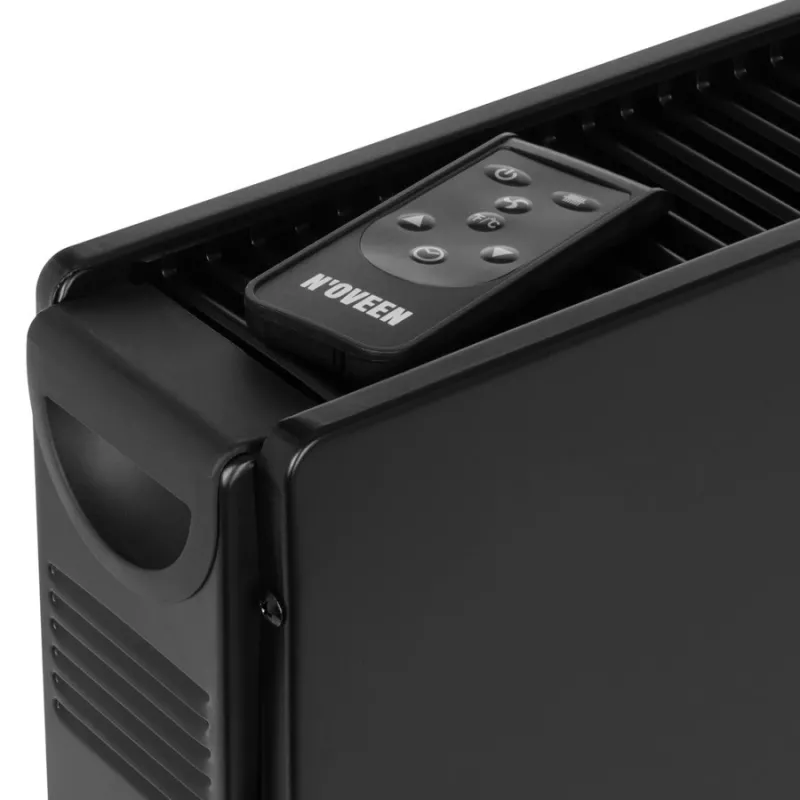 Termoconvettore elettrico NOVEEN CH7100 — 2000 W, 3 livelli di potenza, LCD, timer, telecomando, nero