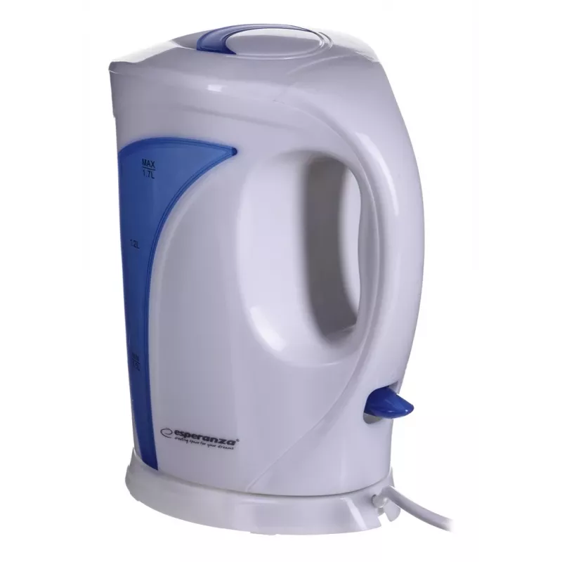Esperanza EKK018B bollitore 1,7 L, bianco/blu