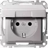 Merten MEG2310-0460 Presa CEE 7/3 alluminio (MEG2310-0460)