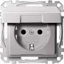 Merten MEG2310-0460 Presa CEE 7/3 alluminio (MEG2310-0460)