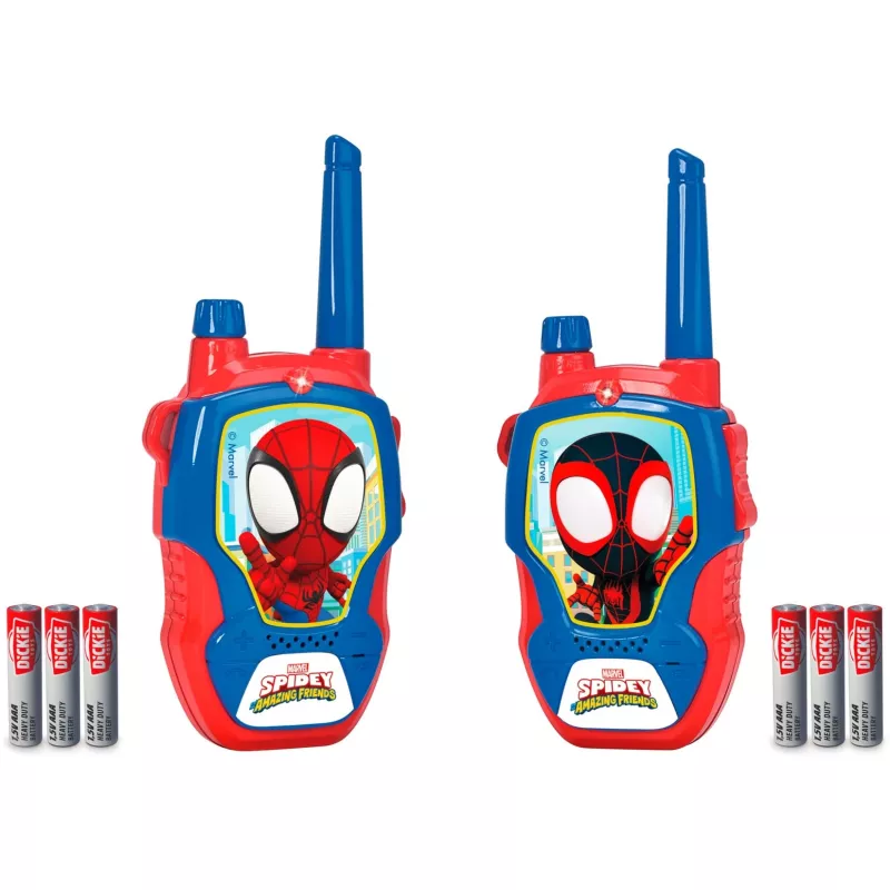 Jada walkie talkie Spidey 2,4 GHz set da 2 pezzi 203222000