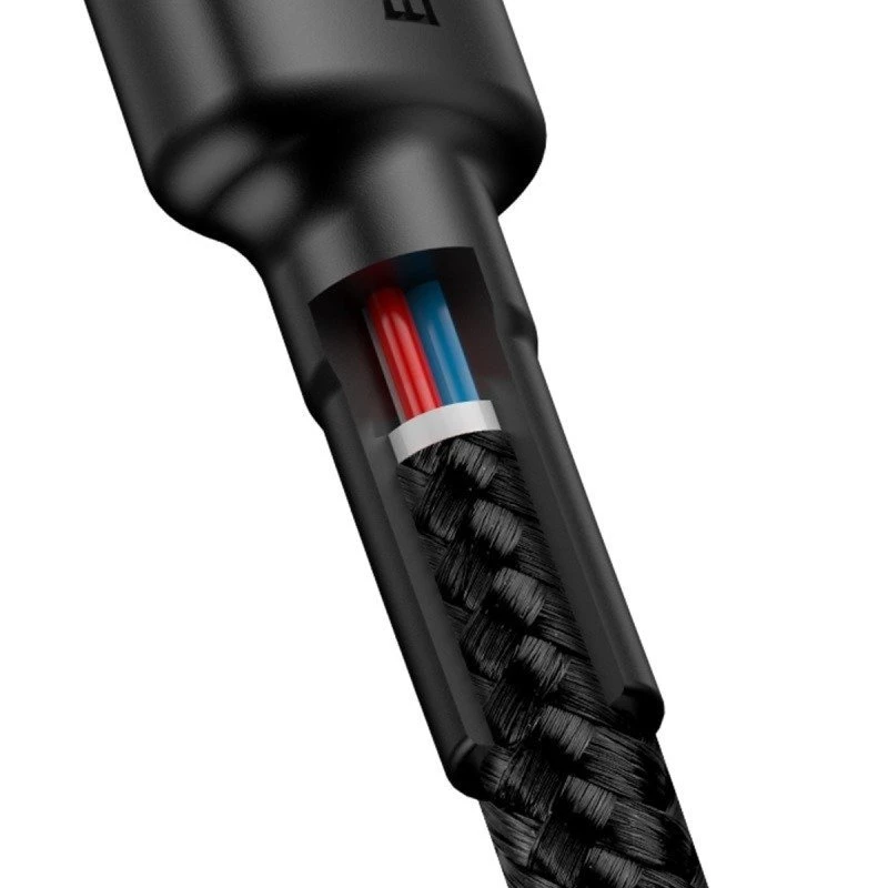 Cavo USB-C a USB-C Baseus CATKLF-G91 1 m, connettore maschio USB-C, 0,48 Gbit/s, nero
