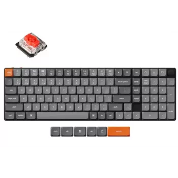 Keychron K17 Max K17M-H1 tastiera wireless, RGB, nera