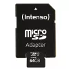 Intenso Performance - scheda di memoria flash (microSDXC con adattatore SD) - 64GB - UHS-I U1 / Class10 - microSDXC UHS-I (3424490)
