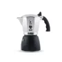 Caffettiera Bialetti Brikka 0,1 L nera, acciaio inox