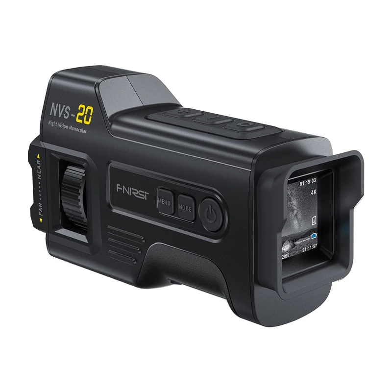 Visore notturno digitale Fnirsi NVS-20 con registrazione 4K-HD — registratore portatile