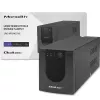 Qoltec Monolith 53775 gruppo di continuità UPS Line-Interactive, 1200 VA (1,2 kVA) / 720 W, AVR, 4 prese AC, nero