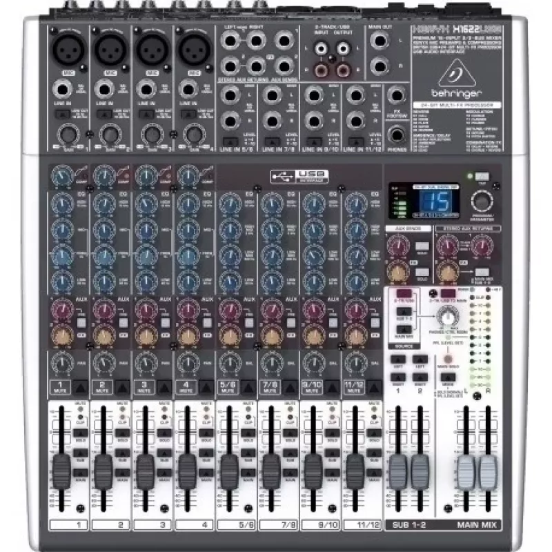 Behringer X1622USB mixer audio 16 canali 10 - 200000 Hz