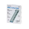 Hub LogiLink USB 3.2 Gen1 4 porte USB-C 1x USB3.0 AF 3x USB2.0 AF UA0437